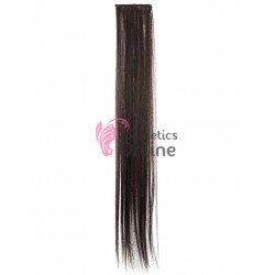 Extensie de par suvita dubla dreapta Vigurous de 45 cm cu 2 clipsuri SUV - 39429 Saten Inchis